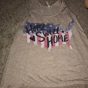 “home sweet home” tank top